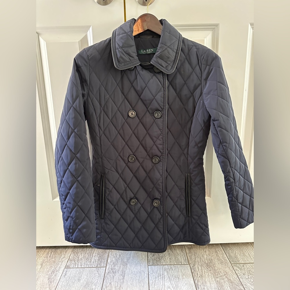 Ralph Lauren Quilted Puffer Jacket - XS - Navy